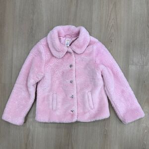 Gymboree Girl Pink Fur Jacket/Coat, size M (7-8)